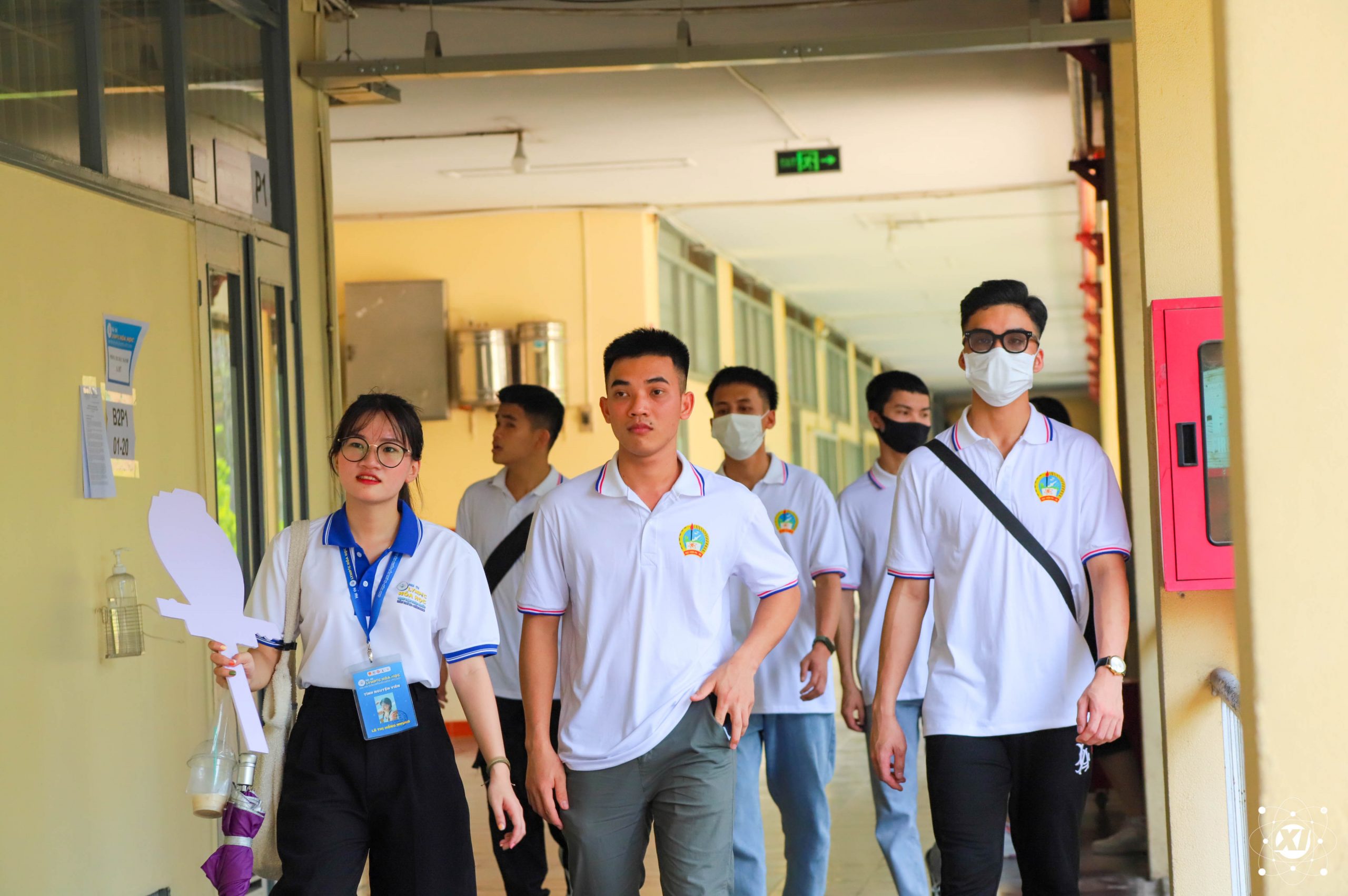 Đoàn dự thi Học viện Phòng không - Không quân tham quan khu vực dự thi tại trường Đại học Khoa học Tự nhiên, ĐHQG – HCM.